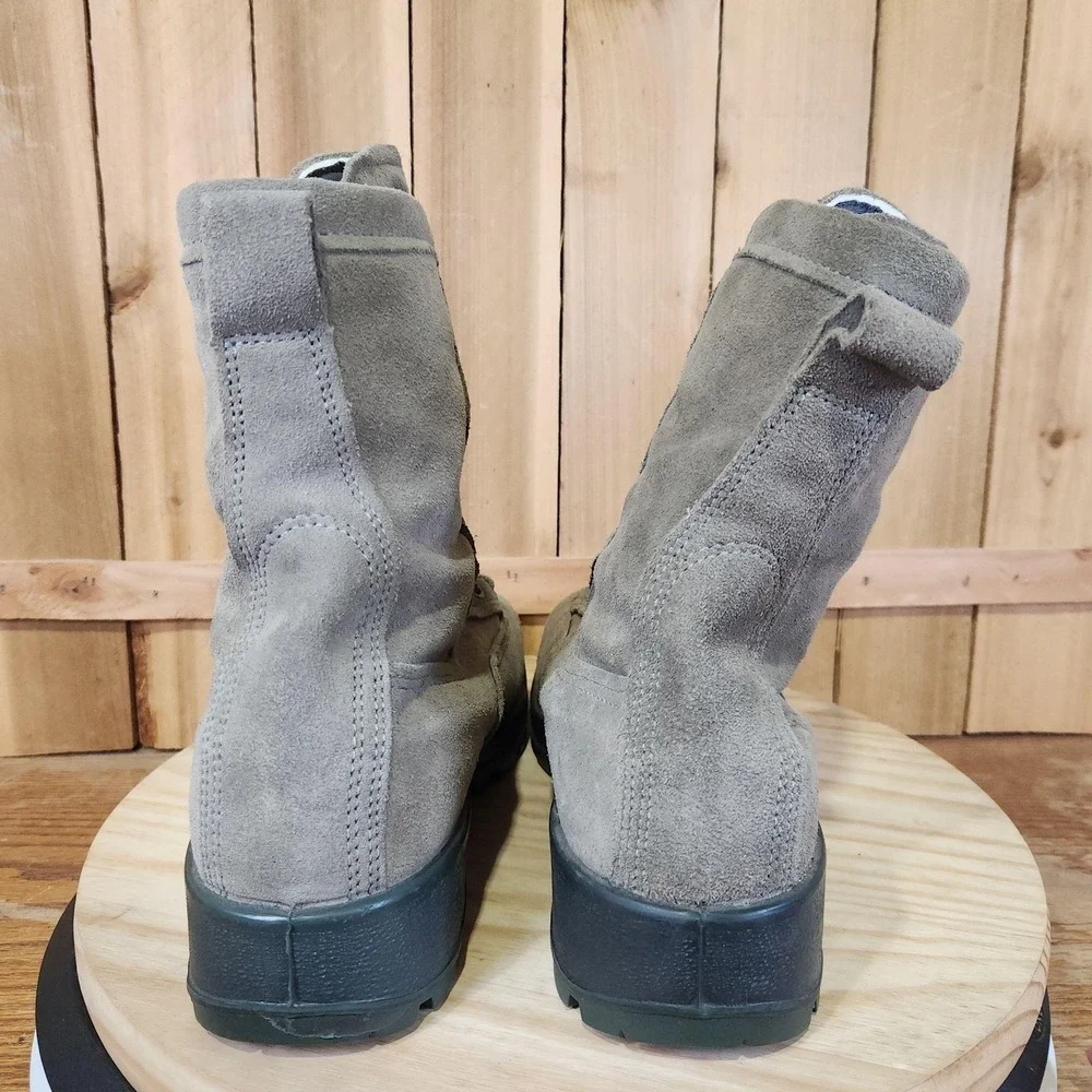 Belleville 675ST Boots Mens 9.5 R Green Suede Gore-Tex Insulated Vibram